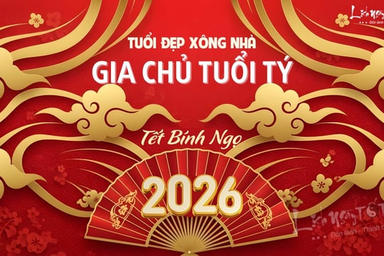Xem tuổi xông nhà năm 2026 cho gia chủ tuổi Tý THOÁT vòng vây Thái Tuế, đón dòng tiền lớn chảy về túi