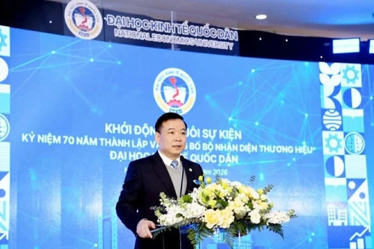 Đại học Kinh tế Quốc dân công bố Bộ nhận diện thương hiệu mới