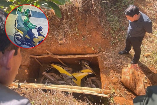 Vụ 2 tên cướp ngân hàng lấy 1,8 tỷ đồng: Hé lộ bất ngờ về nơi phát hiện chiếc xe máy bị chôn