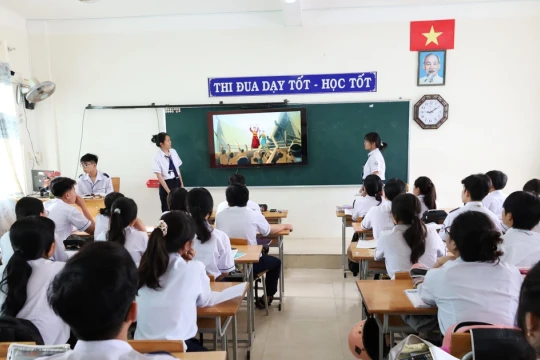 Học sinh Cà Mau chung tay xây dựng bộ quy tắc ứng xử 'trường học không phán xét'