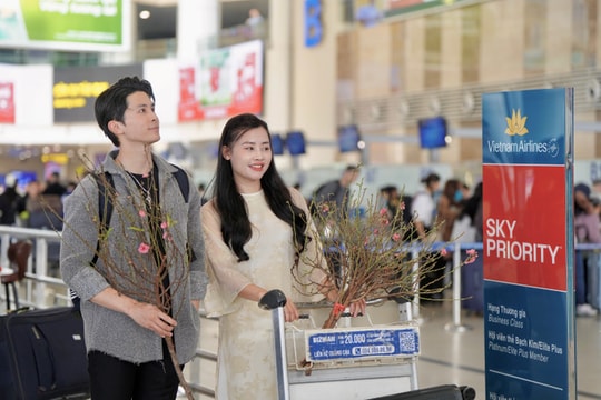 Vietnam Airlines triển khai dịch vụ vận chuyển mai, đào Tết Bính Ngọ 2026