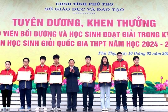 Phú Thọ khen thưởng 144 cá nhân đạt thành tích xuất sắc cấp quốc gia