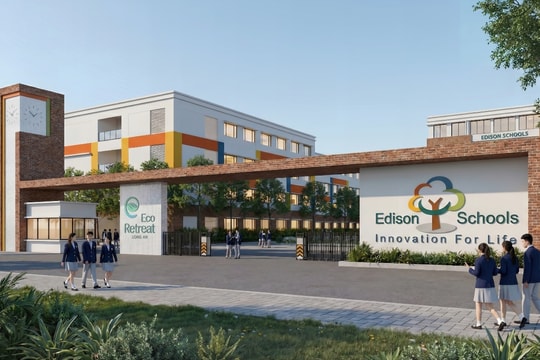 Động thổ trường Phổ thông liên cấp Edison quy mô 3.600 học sinh tại đô thị Eco Retreat