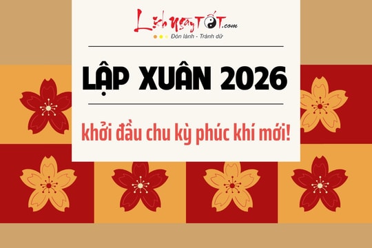 LẬP XUÂN 2026 khi nào? Đừng quên làm những điều này để khởi đầu chu kỳ PHÚC KHÍ, cả năm Bính Ngọ rực rỡ