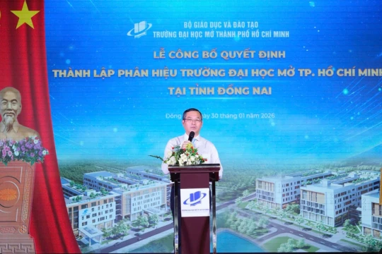 Trường Đại học Mở TPHCM công bố quyết định thành lập phân hiệu ở Đồng Nai