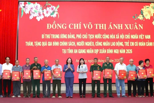Phó Chủ tịch nước Võ Thị Ánh Xuân: An Giang làm tốt công tác chăm lo đời sống Nhân dân
