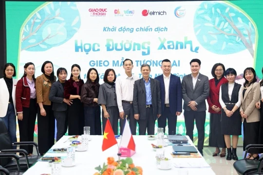 Elmich Việt Nam và Cầu Vồng Tuổi thơ đồng hành cùng chiến dịch Học đường Xanh