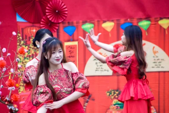 Rộn ràng sắc Xuân trong không gian học đường tại Tuyên Quang