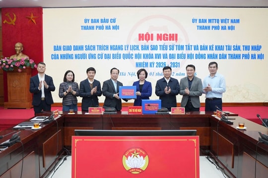 Hà Nội có 55 người ứng cử đại biểu Quốc hội khóa XVI