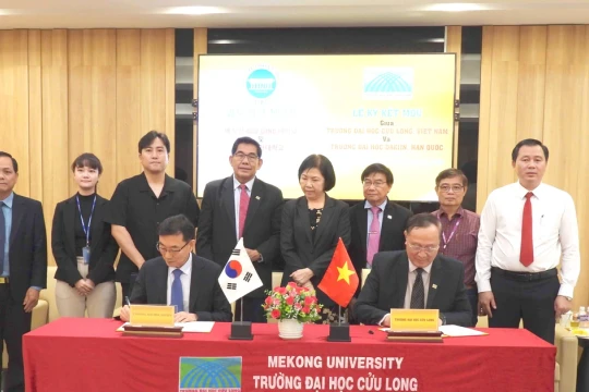 Trường ĐH Cửu Long hợp tác với đối tác Hàn Quốc về GD-ĐT và nhân lực