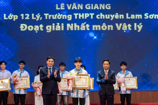 Thanh Hóa nằm trong tốp đầu cả nước về tỷ lệ học sinh đoạt giải quốc gia