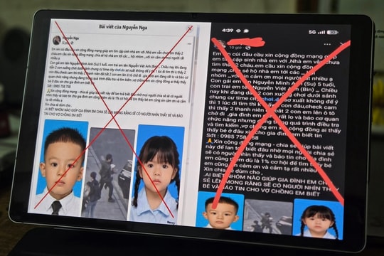 Bác bỏ thông tin "bắt cóc 2 trẻ em ở Hà Nội"