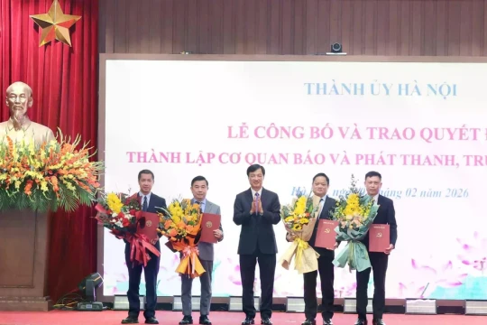 Ông Vũ Minh Tuấn giữ chức Giám đốc Cơ quan Báo và Phát thanh, Truyền hình Hà Nội