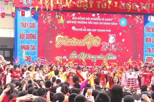 Học sinh Hải Phòng hào hứng với Festival Tết 2026