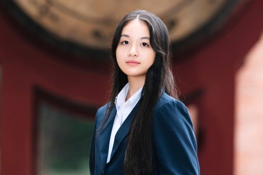 Nữ sinh xinh đẹp thi vượt cấp giành giải Nhất kỳ thi học sinh giỏi Hà Nội