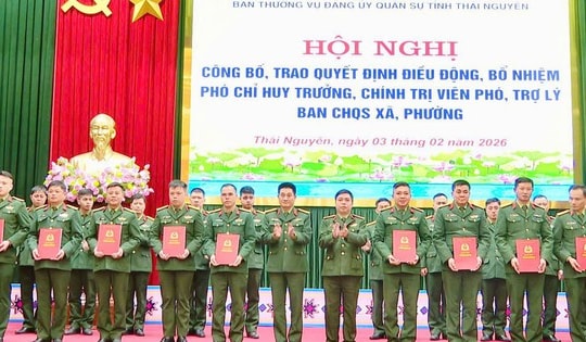 Bổ nhiệm Phó Chỉ huy trưởng, Chính trị viên phó, Trợ lý Ban Chỉ huy quân sự cấp xã