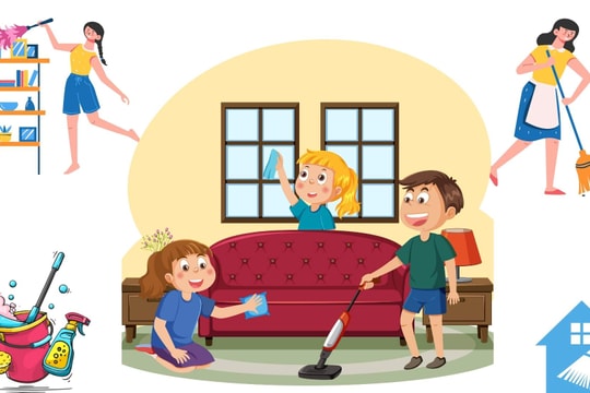 Dọn dẹp nhà cửa: Không chỉ sạch mà còn tốt cho sức khỏe