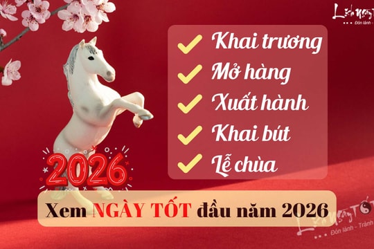 Đầu năm Bính Ngọ 2026: Chọn được 1 ngày đẹp HIẾM CÓ để mở hàng, khai trương, xuất hành mang may mắn tài lộc cả năm