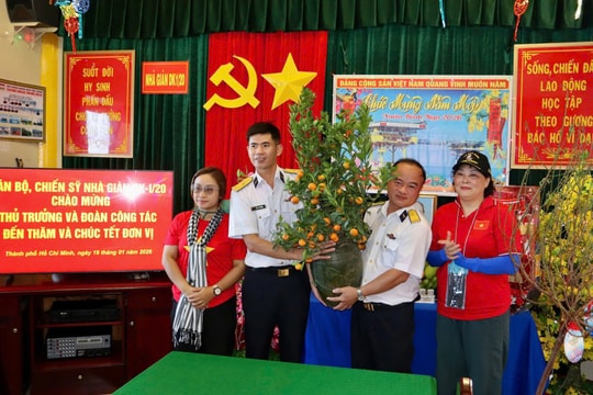 Đón Xuân nơi 'thành lũy thép' Nhà giàn DK1