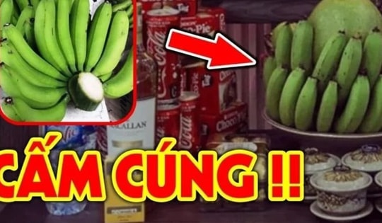 Ông bà dặn: KHÔNG ghép 2 nải chuối trên ban thờ, con cháu làm trái dễ rước họa vào thân