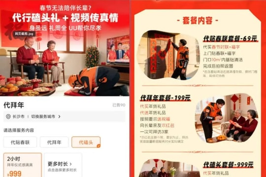 Công ty giao hàng Trung Quốc gây tranh cãi vì nhận quỳ lạy thay dịp Tết