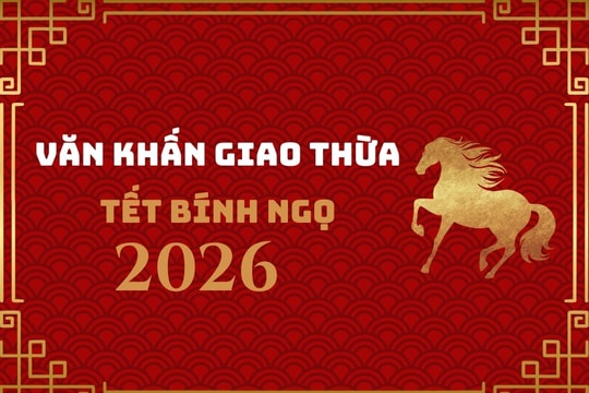 Bài văn khấn giao thừa Tết Bính Ngọ trong nhà và ngoài trời