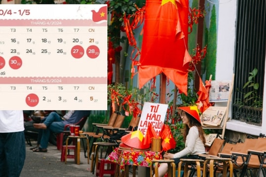 Lịch nghỉ chính thức dịp Giỗ Tổ Hùng Vương 2026, 30/4 - 1/5 và Quốc khánh: Số ngày nghỉ cụ thể ra sao?