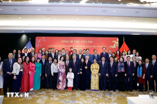 Tổng Bí thư Tô Lâm gặp gỡ bà con cộng đồng người Việt Nam tại Hoa Kỳ