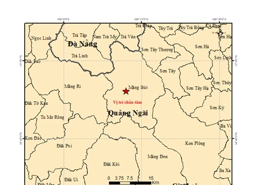 Quảng Ngãi xảy ra động đất liên tiếp vào mùng 5 Tết