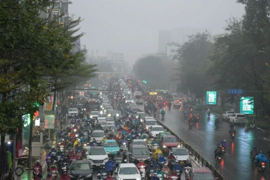 Miền Bắc chuyển mưa nhỏ, sương mù