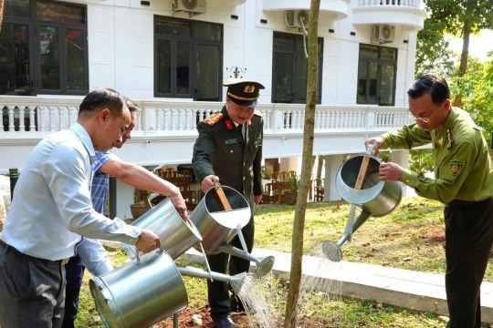 Công an Điện Biên phát động 'Tết trồng cây đời đời nhớ ơn Bác Hồ'