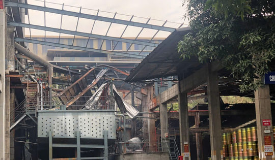 Nổ lớn tại Công ty Phốt pho vàng Việt Nam, một người tử vong