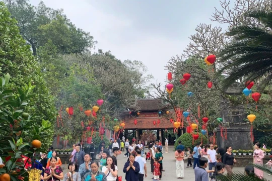 9 ngày Tết, Phú Thọ đón trên 500.000 lượt khách du lịch