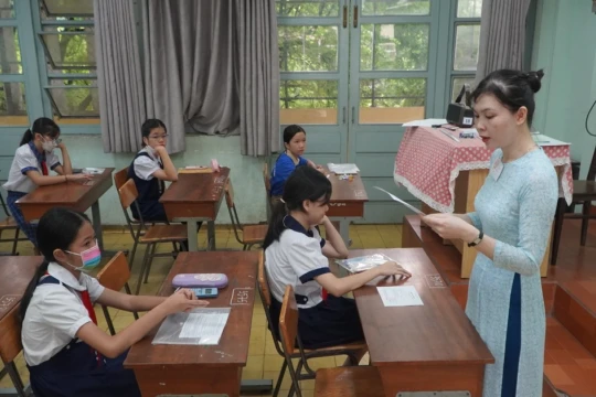 TPHCM giữ ổn định khảo sát lớp 6 Trường THCS và THPT Trần Đại Nghĩa
