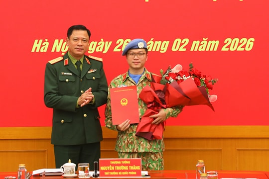 Giảng viên Học viện Quốc phòng nhận nhiệm vụ gìn giữ hòa bình ở Trung Phi