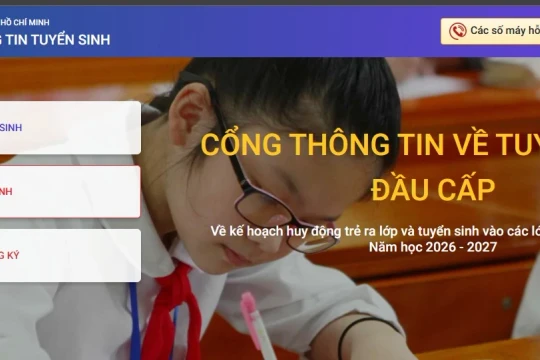 Cách xác nhận thông tin tuyển sinh đầu cấp tại TPHCM cho trẻ không học mầm non