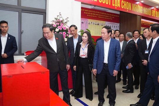 Chủ tịch Quốc hội yêu cầu Hải Phòng rà soát kỹ từng khâu bầu cử