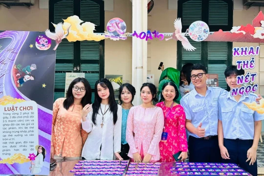 Học sinh 'làm sống lại' hình tượng người phụ nữ qua dự án Ngữ văn sáng tạo