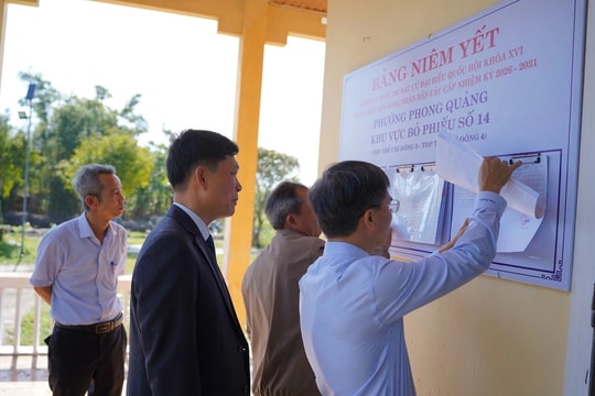 Rút tên một giám đốc sở trong danh sách ứng viên đại biểu HĐND TP Huế