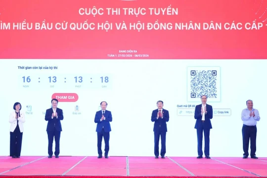 Cuộc thi trực tuyến tìm hiểu bầu cử Quốc hội khoá XVI và HĐND các cấp
