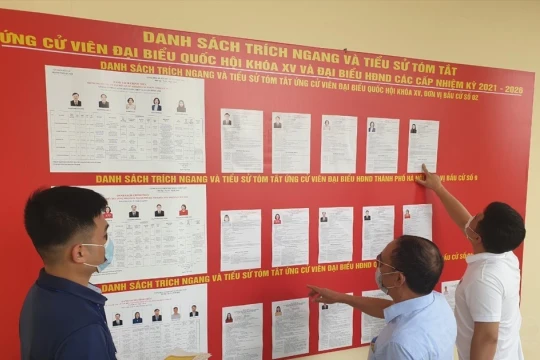 Infographic: 218 khu vực sẽ bỏ phiếu sớm