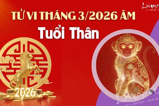 Tử vi tháng 3/2026 tuổi Thân âm lịch: Giai đoạn khởi đầu của một chu kỳ phát triển mạnh mẽ
