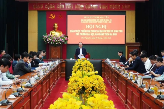 Thái Nguyên đẩy mạnh tuyên truyền bầu cử tới sinh viên