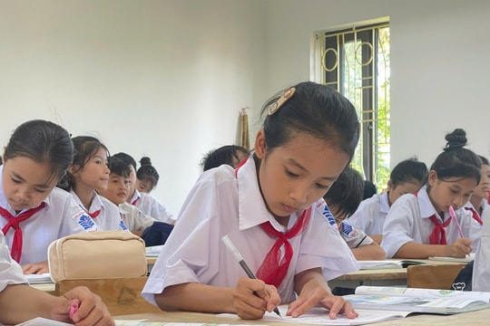 Từ 15/4, học sinh lớp 5, lớp 9 có thể khảo sát qua máy tính