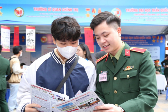 Tăng hơn 1.000 chỉ tiêu hệ quân sự ở các trường quân đội