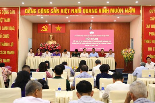 Cử tri TPHCM mong muốn quy hoạch rõ ràng, hạ tầng đồng bộ