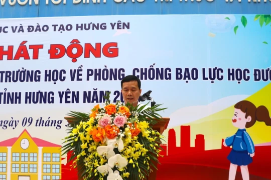 Hưng Yên phát động cuộc thi sáng kiến phòng, chống bạo lực học đường