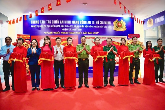 Công an TPHCM ra mắt Trung tâm Tác chiến an ninh mạng