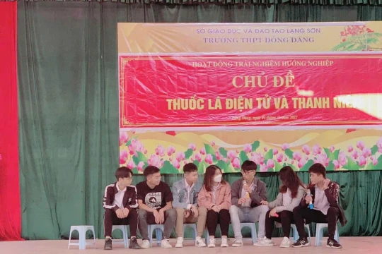 Tận dụng tối đa mọi phương thức để giáo dục học sinh nói không với thuốc lá