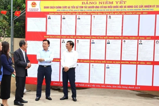 Phú Thọ sẵn sàng cho ngày bầu cử đại biểu Quốc hội và HĐND các cấp